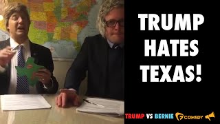 Why Donald Trump Hates Texas  Trump Vs Bernie [upl. by Irah]