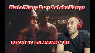 SinioTipsy D vs AelekzFangs  FLIPTOP  REACTION HINDI REVIEW [upl. by Eixirt]