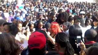 LHHATL KMichelle Strolling with FAMUs Delta Sigma Theta Sorority [upl. by Jeff]