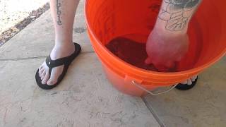 Cleaning Quikrete pool filter sand for use in a home aquarium [upl. by Ahse502]