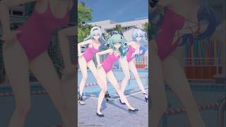 Honkai Star Rail 3명의 핑크 소녀  Firefly Huohuo Robin MMD [upl. by Leasim297]