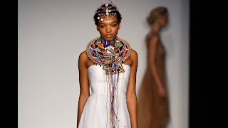 Kevan Hall SpringSummer RTW 2008 Africa A Safari  Los Angeles Fashion Week [upl. by Leilani844]