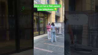 Mon cri la effrayée que son téléphone sest cassé reels viralvideo shorts [upl. by Ruffi]