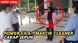 VIRAL MAKCIK CLEANER SELAMBA CAKAP JEPUN [upl. by Thorma]