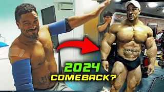 ROELLY WINKLAAR NOW IN 2024  I AM GETTING BETTER AND SOONER I WILL COMPETE ON MR OLYMPIA [upl. by Eillen234]