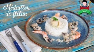 ❅ J5 ❅ Recette plat de noël  Médaillon de flétan [upl. by Nelleh]