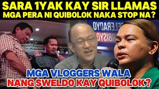 SARA 1YK KAY SIR LLAMASPERA NI QU1B0L0K NAKA ST0P NAMGA VLOGGERS NI QUIB0L0K WALA NA SWELD0 [upl. by Marchal416]