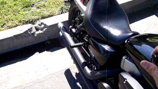 2010 Honda Shadow Phantom Cobra Exhaust after 2 [upl. by Gnoh]