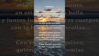 poemadeamor PERMISO de la obra Mil Frases de Amor [upl. by Whyte]