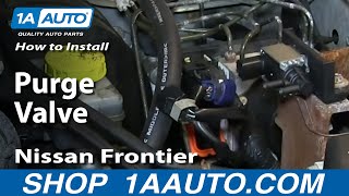 How to Replace Vapor Canister Purge Valve 0004 Nissan Frontier [upl. by Ricker]