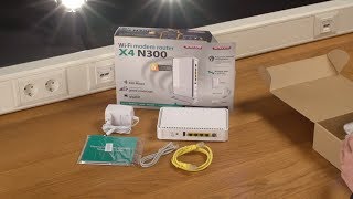 Unboxing e installazione di Sitecom WLM4600 WiFi Router X4 N300  ITALIANO [upl. by Aneeh448]