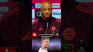 “Beeinflusst mich keine Sekunde”  Kompany über Kimmichs Position beim DFB shorts [upl. by Zitah]