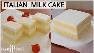 CONDENSED MILK CAKE recipe  Italian Torta Paradiso [upl. by Grimbald327]