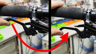 Bicycle loses brake Bleeding hydraulic brake Shimano Deore [upl. by Gris]