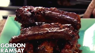 Sticky Pork Ribs  Gordon Ramsay [upl. by Eeneg367]