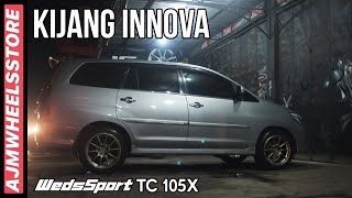 MODIFIKASI KIJANG INNOVA VELG WEDSSPORT TC105X  AJMHEELSSTORE [upl. by Ateuqahs]