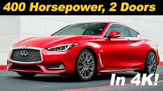 2017 Infiniti Q60  Q60 Red Sport First Drive Review  DETAILED in 4K UHD [upl. by Eiraminot]