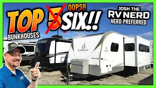 Top 5 Picks for Best Bunkhouse Camper Today Actually SIX [upl. by Siladnerb]