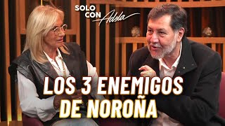 Noroña niega tener un bozal por parte de MORENA con su nuevo cargo en el Senado  Solo con Adela [upl. by Htepsle]