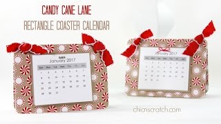 Candy Cane Lane Rectangle Coaster Calendar [upl. by Ennayrb818]