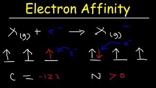 Electron Affinity Trend Basic Introduction Chemistry [upl. by Ahsac116]