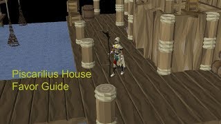 osrs Piscarilius house favor guide updated [upl. by Ellesirg]