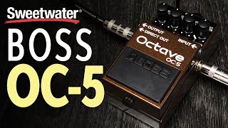 BOSS OC5 Octave Pedal Demo [upl. by Radbun]