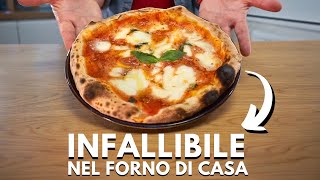 La PIZZA INFALLIBILE nel FORNO di CASA senza ATTREZZI anche se non sai cucinare [upl. by Anel]