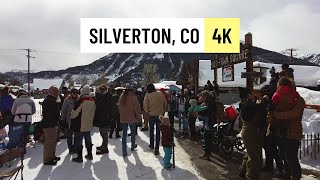 Snowing in Silverton walk  Colorado 4K [upl. by Biggs]