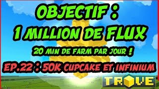 Trove objectif Flux Ep 22  Farm de Cupcake amp infinium  50 K flux en 20 Min [upl. by Franciscka]