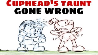 A Cuphead comic dub Cupheads taunt gone wrong [upl. by Akenahs]