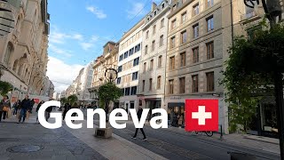 Geneva Switzerland 🇨🇭 4k Walking Tour [upl. by Weisler]