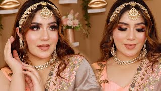 Ghar Par PARLOUR Jaisa Makeup  How to do Parlour Makeup At Home [upl. by Igal]