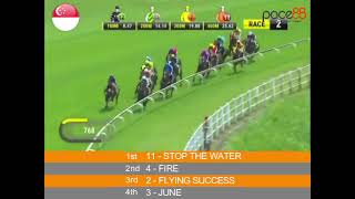 20231202  Race 2 Singapore Kranji Horse Racing Highlights  Pace88 Horse [upl. by Jamel758]