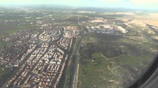 Landing at BenGurion airport TelAviv Israel [upl. by Mogerly]