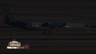 Island Air Bombardier Q400 Landing  Infinite Flight [upl. by Limak952]