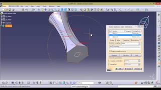 Catia v5 Multi section solid coupling modes [upl. by Isis]