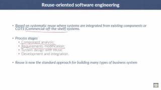 Software Engineering  C2  L5  Reuseoriented software engineering [upl. by Jung]