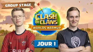 REDIFF WORLDS WARMUP  CLASH OF CLANS  Group Stage Jour 1 [upl. by Gloriane990]