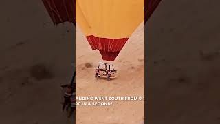 Hot air balloon crash landing shorts hotairballoon crashlanding [upl. by Bourke571]