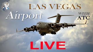 🔴 Nonstop 3Camera Plane Spotting LIVE at LAS Airport Las Vegas Arrivals amp Departures W ATC Audio [upl. by Leahcimnaes]