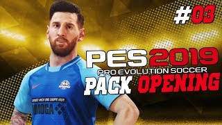 PES 2019 MyClub Pack Opening 03 ⚽ 97er Messi im Pack 😱 [upl. by Annej]