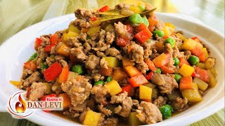 QUICK AND EASY TO COOK GINISANG PORK GINILING RECIPE  GINILING NA BABOY RECIPE [upl. by Venus]