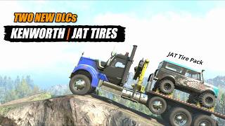 Snowrunner Kenworth W990 and JAT Tire Pack DLCs review [upl. by Lamb]