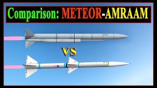 Meteor vs AMRAAM  Which is Better Between Meteor and AMRAAM [upl. by Noremac754]