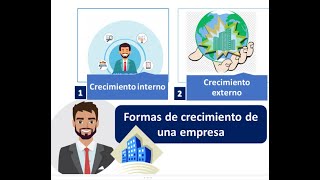 ECONOMÍA Estrategias de crecimiento interno y externos de la empresa [upl. by Kylie]