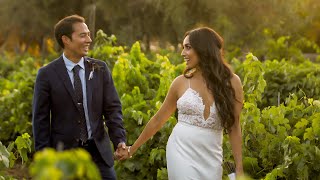 Bernardo Winery Wedding  Lazarus amp Jessica [upl. by Dnomyar]