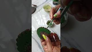 Terracotta jewellery colour tutorialshorts trending jewellerymaking [upl. by Ecinna]