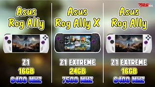 Asus Rog Ally X Vs Asus Rog Ally Z1 EXTREME VS Z1 [upl. by Althea]