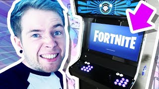 WORLDS FIRST FORTNITE ARCADE MACHINE [upl. by Polly]